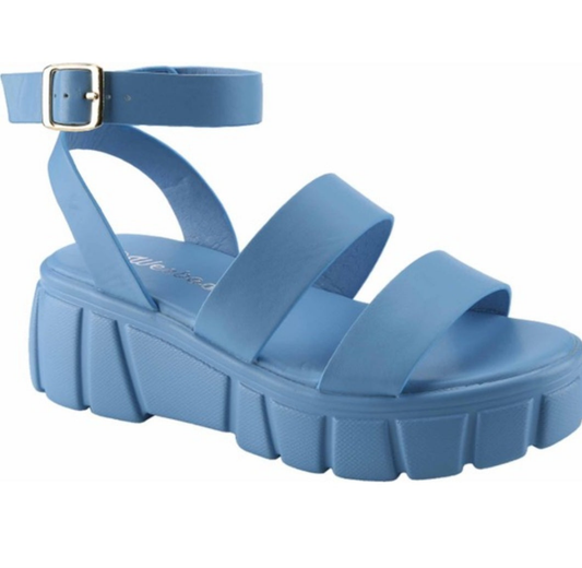 "GeGe" Blue Sandal