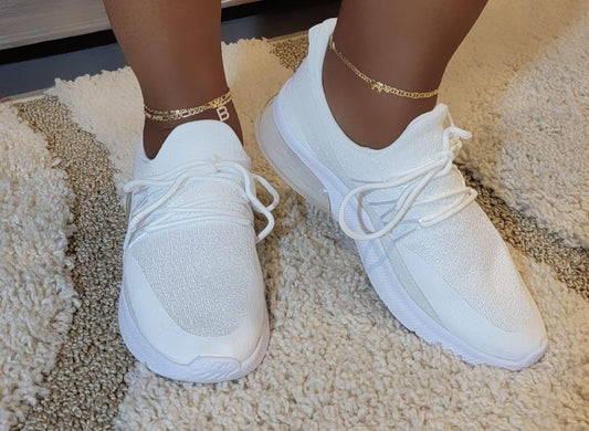 "Khori" White Sneaker